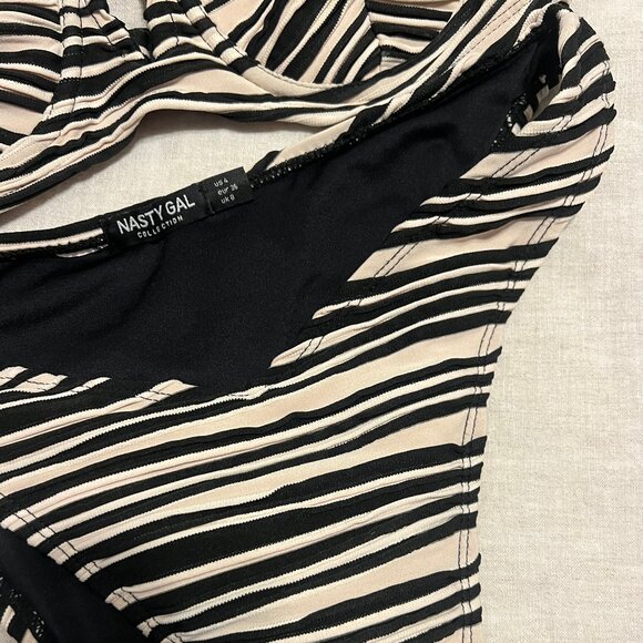 Sea For Yourself Striped High-Leg Bikini Set - Picture 3 of 3